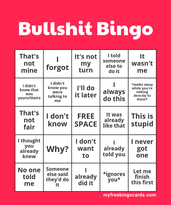 bullshit bingo